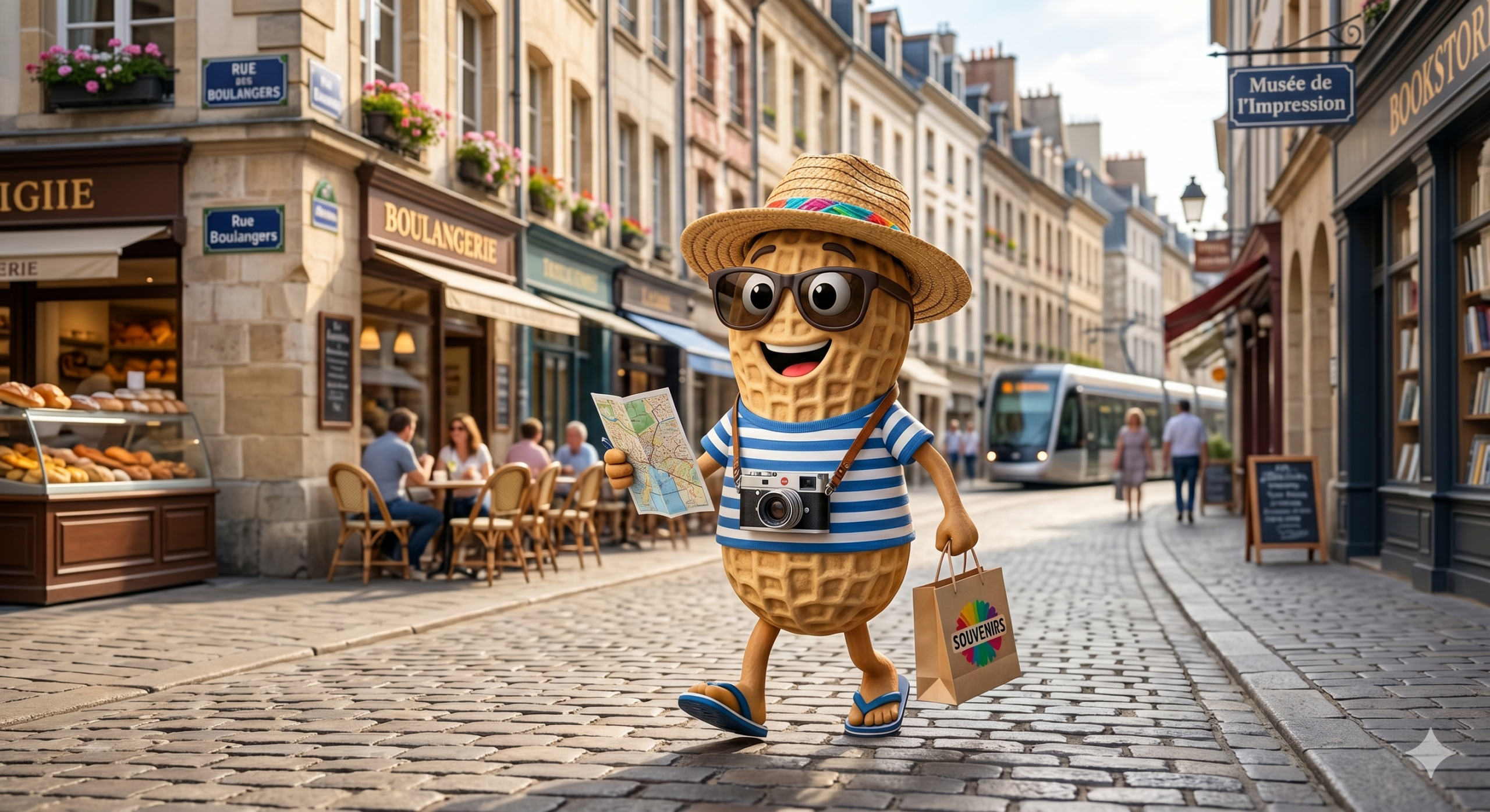 Voyage cacahuète personnalisé en City-trip. Cacahuète en voyage en ville